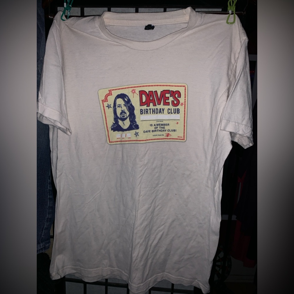 Vintage 2015 Dave Grohl birthday gig shirt